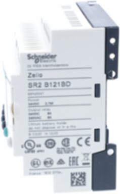 Compact Smart Relay, 12 I/O, 24V DC, 4 Relay Outputs, with Clock and Display