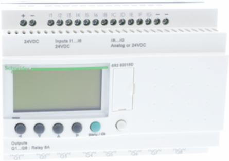 Zelio Logic Compact Smart Relay 20 IO 24V DC 8 Relay Outputs