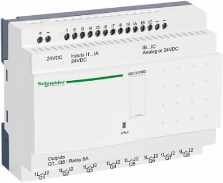 Zelio Logic Compact Smart Relay, 20 I/O, 24V DC, IP20/IP40
