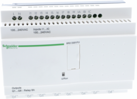 Zelio Logic Compact Smart Relay, 20 I/O, 100-240V AC, IP20/IP40