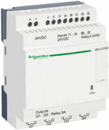 Zelio Logic Compact Smart Relay, 12 I/O, 24V DC, Clock, IP20/IP40