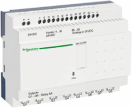 Zelio Logic Compact Smart Relay, 20 I/O, 24V DC, IP20/IP40, 0.35 kg