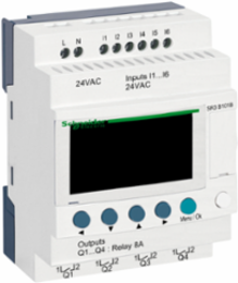 Zelio Logic Modular Smart Relay 10 I/O 24V AC IP20/IP40 0.25 kg