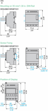 Modular Smart Relay, 10 IO, 4 Relay Outputs, 24V DC, IP20, IP40