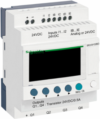 Modular Smart Relay, 10 IO, 24V DC, 4 Transistor Outputs