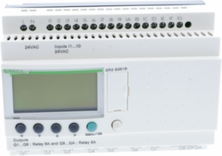 Zelio Logic Modular Smart Relay, 24V AC, 24 I/O, 10 Outputs