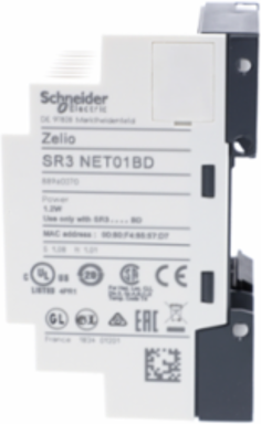 Zelio Logic Ethernet Communication Module, IP20/IP40, 0.11 kg