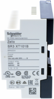 Zelio Logic Discrete I/O Extension Module, 10 I/O, 24V AC, IP20/IP40