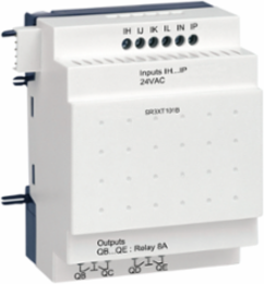 Zelio Logic Discrete I/O Extension Module, 10 I/O, 24V AC, IP20/IP40
