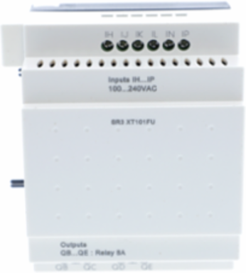 Zelio Logic Discrete I/O Extension Module, 10 Inputs, 100-240V AC