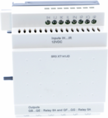 Zelio Logic Discrete I/O Extension Module, 14 I/Os, 12V DC