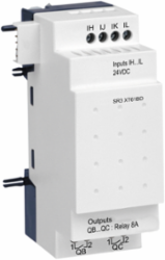 Zelio Logic Discrete I/O Extension Module, 6 IO, 24V DC, IP20/IP40