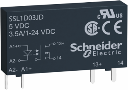 Harmony Solid State Relay, 3.5A, DC Switching, 3-12V DC Input, 1-24V DC Output