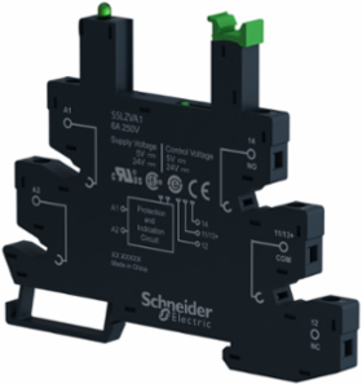 Harmony SSL Socket 5-24V DC with LED Indicator, IP20, 0.0285kg