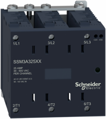 Harmony Solid State Relay 25A, 4-32V DC Input, 48-600V AC Output, IP20