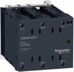 Solid State Relay, 25A, 90-140V AC Input, 48-600V AC Output