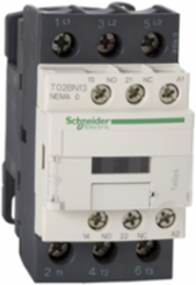 TeSys N Size 1 NEMA Contactor, 27A, 10HP, 24VAC, 3 Pole