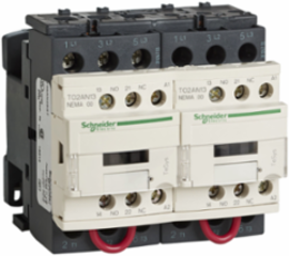 TeSys N Reversing Contactor 3P 27A 10HP 120VAC Coil NEMA 1