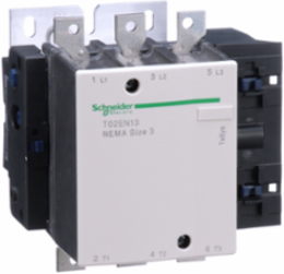 TeSys N Size 3 Contactor, 90A, 50HP, 3-Phase, 120V AC Coil