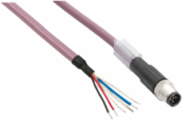 M8 Female Connection Cable, 25 Meter, Mercury Free, 24V DC