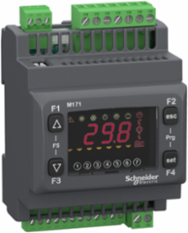 Modicon M171 Controller with 14 I/O, 100-240V AC, Green Premium