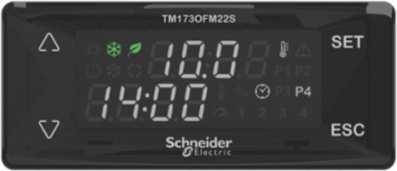 Controller, Modicon M171/M172/M173, flush mounted, 22 IO, 2 RS485, solid state relay