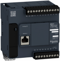 Modicon M221 Logic Controller 16 I/O, 24V DC, USB Port, 0.5A
