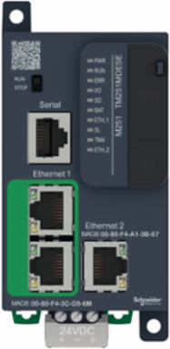 Modicon M251 dPAC Controller, 0.85kg, 64MB RAM, 488 Discrete I/O Channels