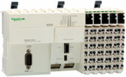 Modicon M258 Logic Controller, 42 I/O, 24V DC, Ethernet, CANopen
