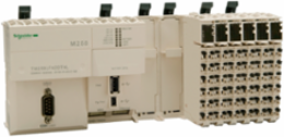 Modicon M258 Logic Controller, 42 I/O, 24V DC, IP20, 0.77 kg