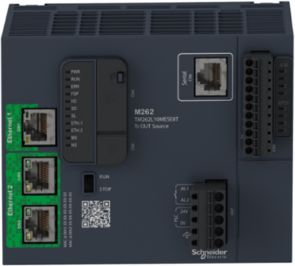 Modicon M262 Logic Controller, Ethernet, 5ns/Instruction, 8 I/O