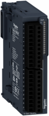 Modicon TM3 Discrete Output Module, 16 Transistor Outputs, 24V DC
