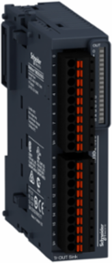 Modicon TM3 Discrete Output Module, 16 Outputs, 24V DC Transistor Output
