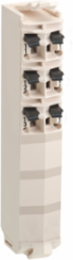 Modicon TM5 Terminal Block, 6 Contacts, White, 0.016 kg