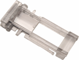 Modicon TM5 Terminal Block Locking Clip, 0.001 kg, Clear