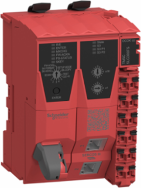Modicon TM5 Safety Controller System, 20 Nodes, SIL 3, 75 mm Depth