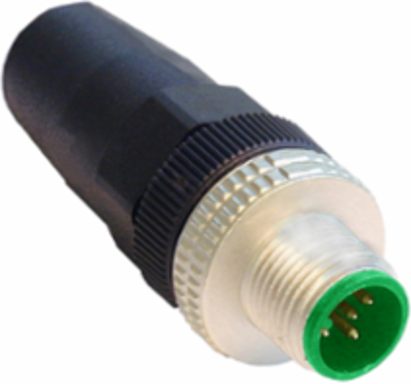Line Terminator with M12 Connector, 5 Ways Connector, 0.023 kg