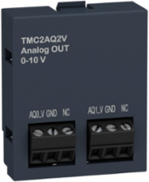 Modicon M221 Analogue Output Cartridge, 2 Voltage Outputs 0-10V, 12 Bit Resolution
