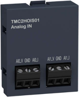 Modicon M221 Analogue Input Cartridge, 2 Analog Inputs, 41 mm Height