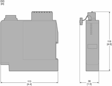 Analog IO Module, 2 Inputs, 1 Output, 24VDC, DIN Rail Mount