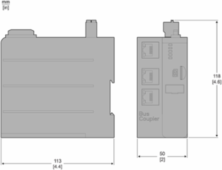 TeSys Island Bus Coupler, 24V DC, 3A, Profinet IO, IP20