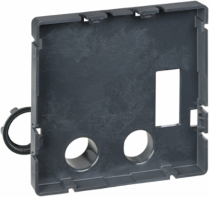 Mounting support for FDM front display module, Enerlin'X, hole diameter 22mm, spare part