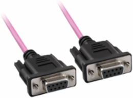 CANopen Cordset - 1 Meter, IP20, UL, 2 Female Sub-D9 Connectors