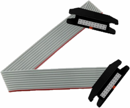 Rolled Ribbon Connecting Cable 3 Meter with HE10 Connectors, 2 Connectors