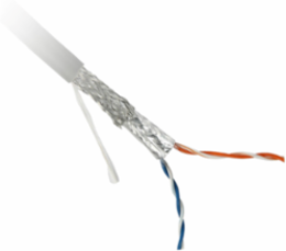 RS485 Shielded Cable - 10m, 2 Pairs Twisted Conductors, 2.1A Max