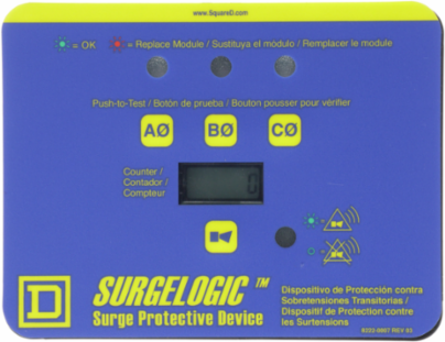 Diagnostic Display Kit 3 Phases 320 kA Surge Current 4-Wire