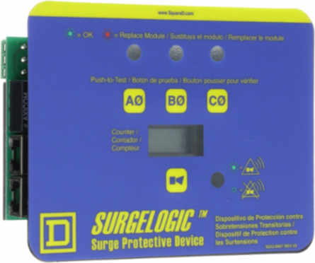 Diagnostic Display Kit 3 Phases 320 kA Surge Current 4-Wire