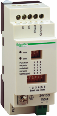 Tap Isolation Box for PLC Modicon M258, 24V, 2 RJ45, 0.1 kg