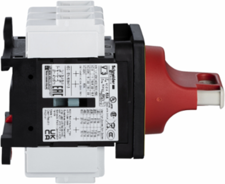 TeSys Vario 63A Door Mount Emergency Stop Switch Disconnector, 3 Poles, IP65