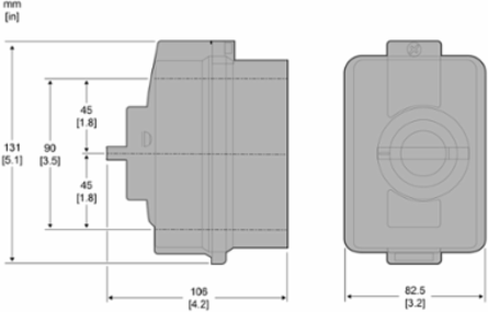 TeSys Enclosed Switch Disconnector, 16A, IP65, 3-Pole, Rotary Handle
